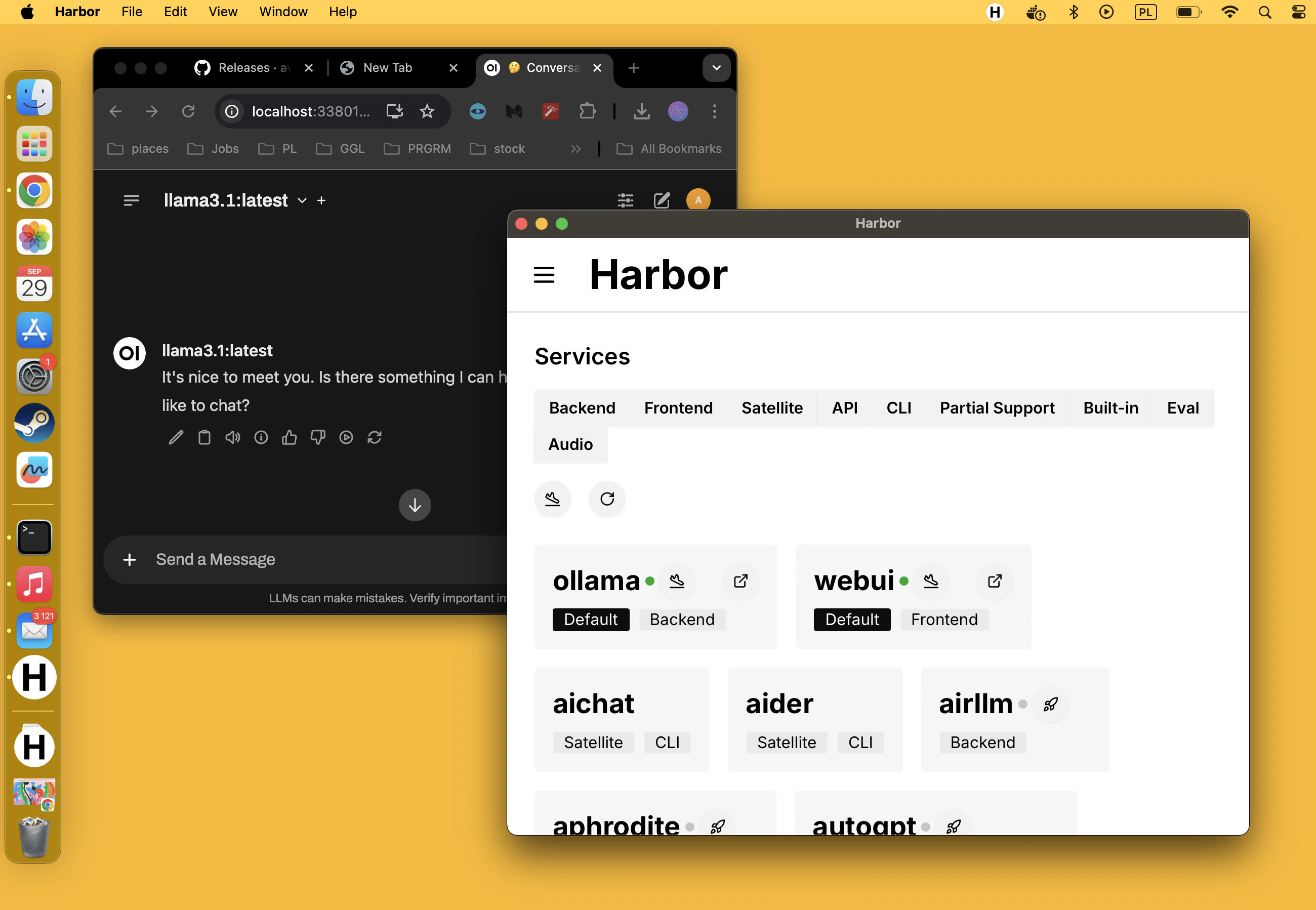 Harbor App on MacOS